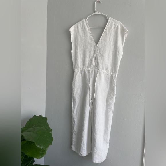 cloth & stone Pants - Anthropology Cloth&Stone Linen Romper